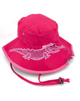 Awesome Wide Brim Bucket - Pink Croc