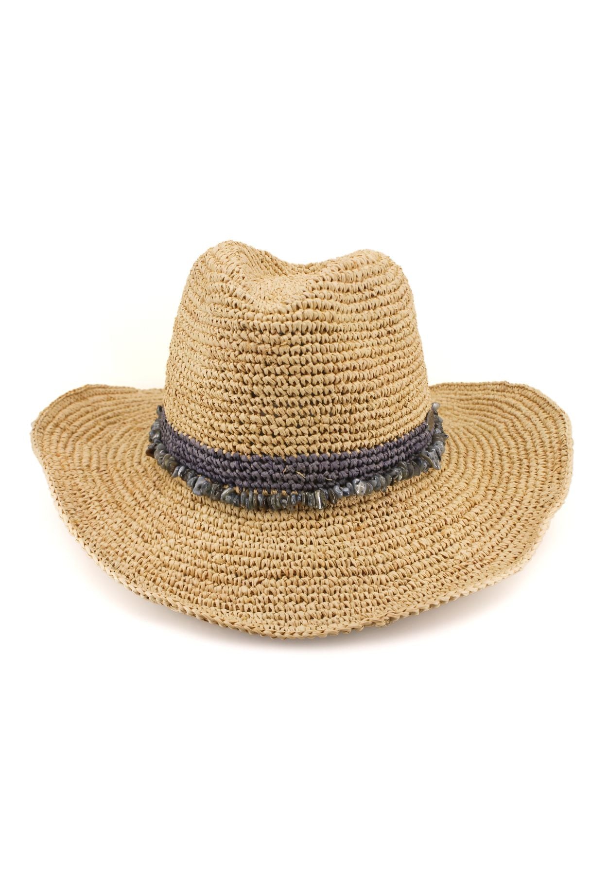 Castaway Handwoven Raffia Cowboy