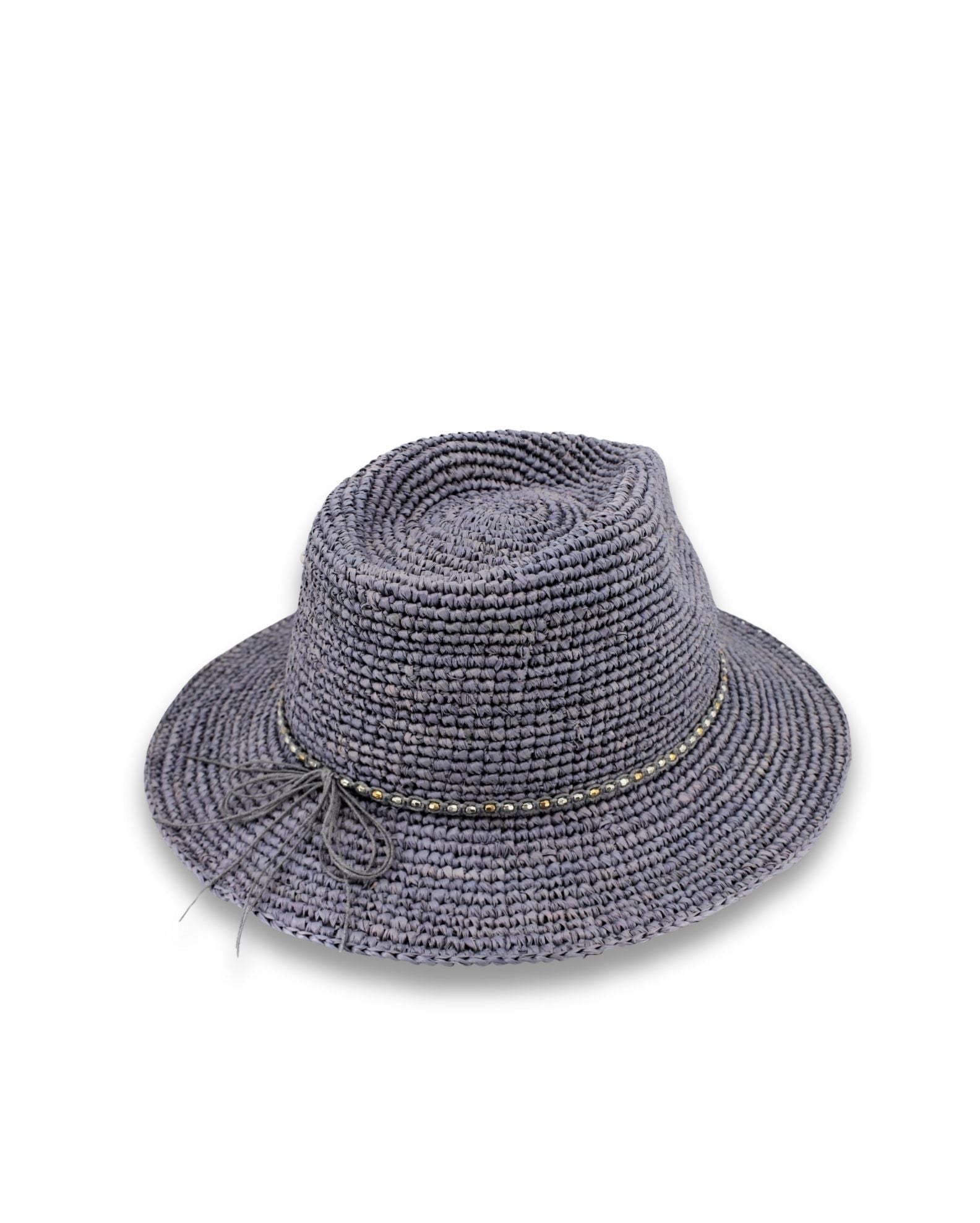 Magdalena Raffia Fedora – Rigon Headwear