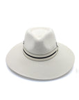 Fiona Wide Brim Fedora - Ivory