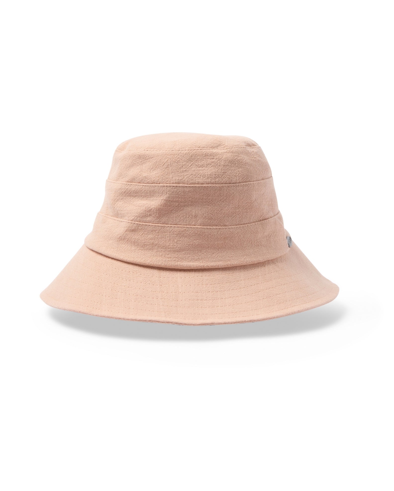 Rosie Linen Bucket - Dusty Rose