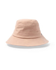 Rosie Linen Bucket - Dusty Rose