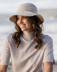 Rosie Linen Bucket - Natural