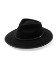 Meribel Felt Fedora - Black