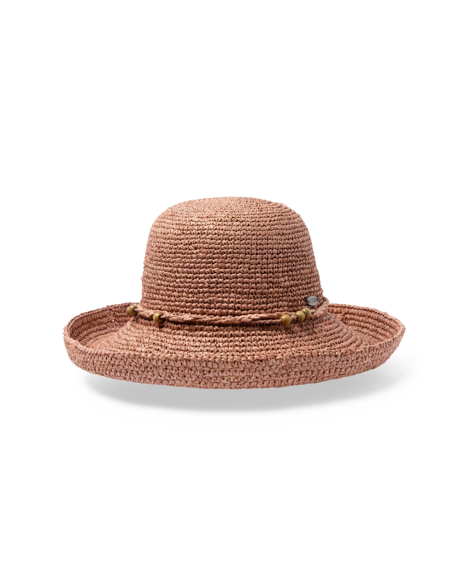 Milan Raffia Breton - Old Rose