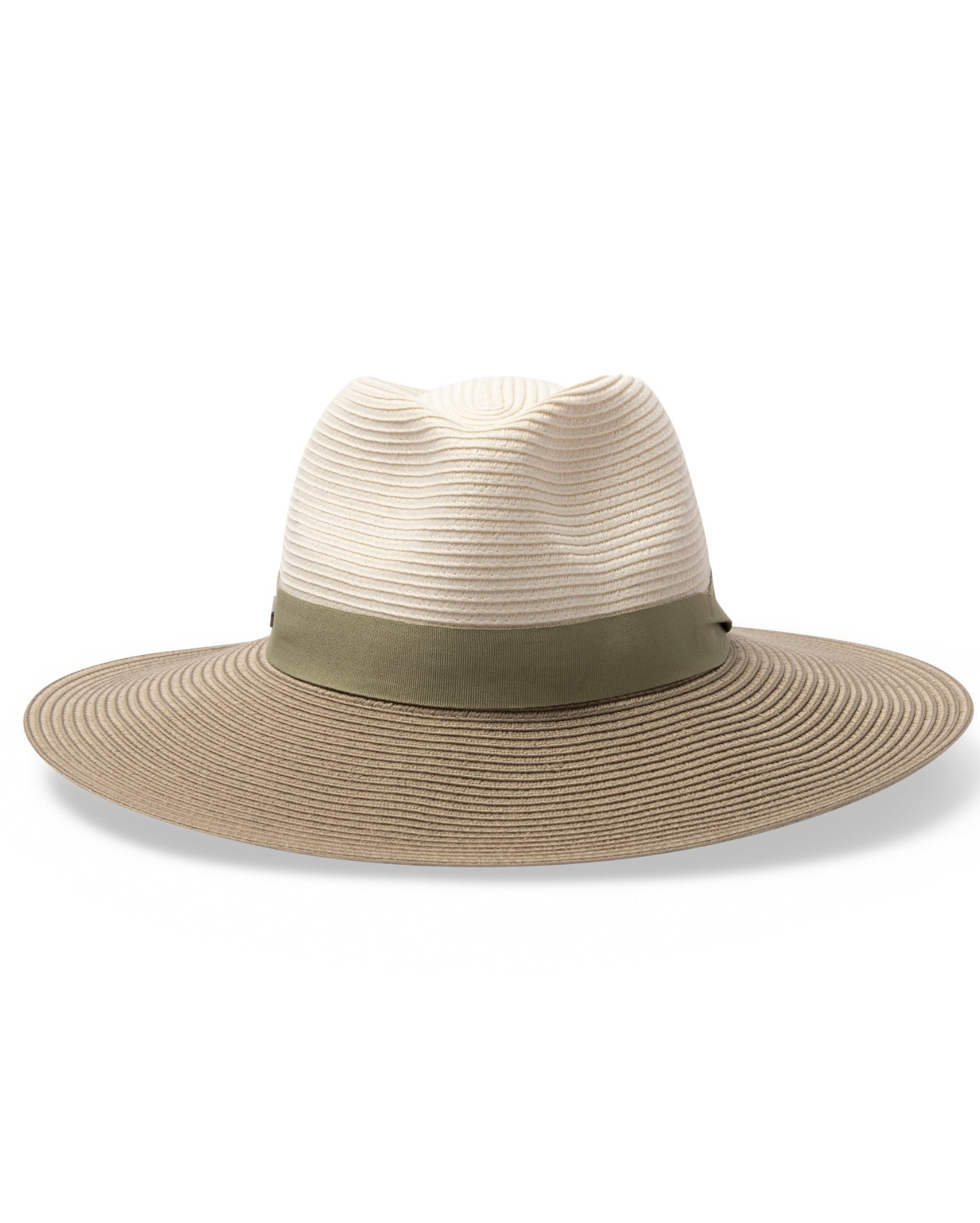 Kristina Flexibraid® Fedora - Mixed Ivory/Khaki