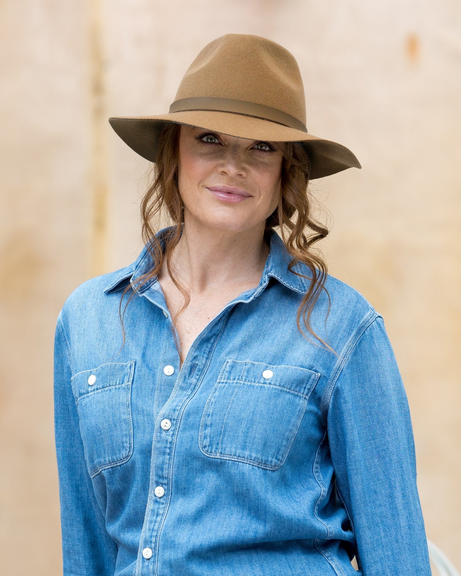 Thredbo Wool Felt Fedora - Camel