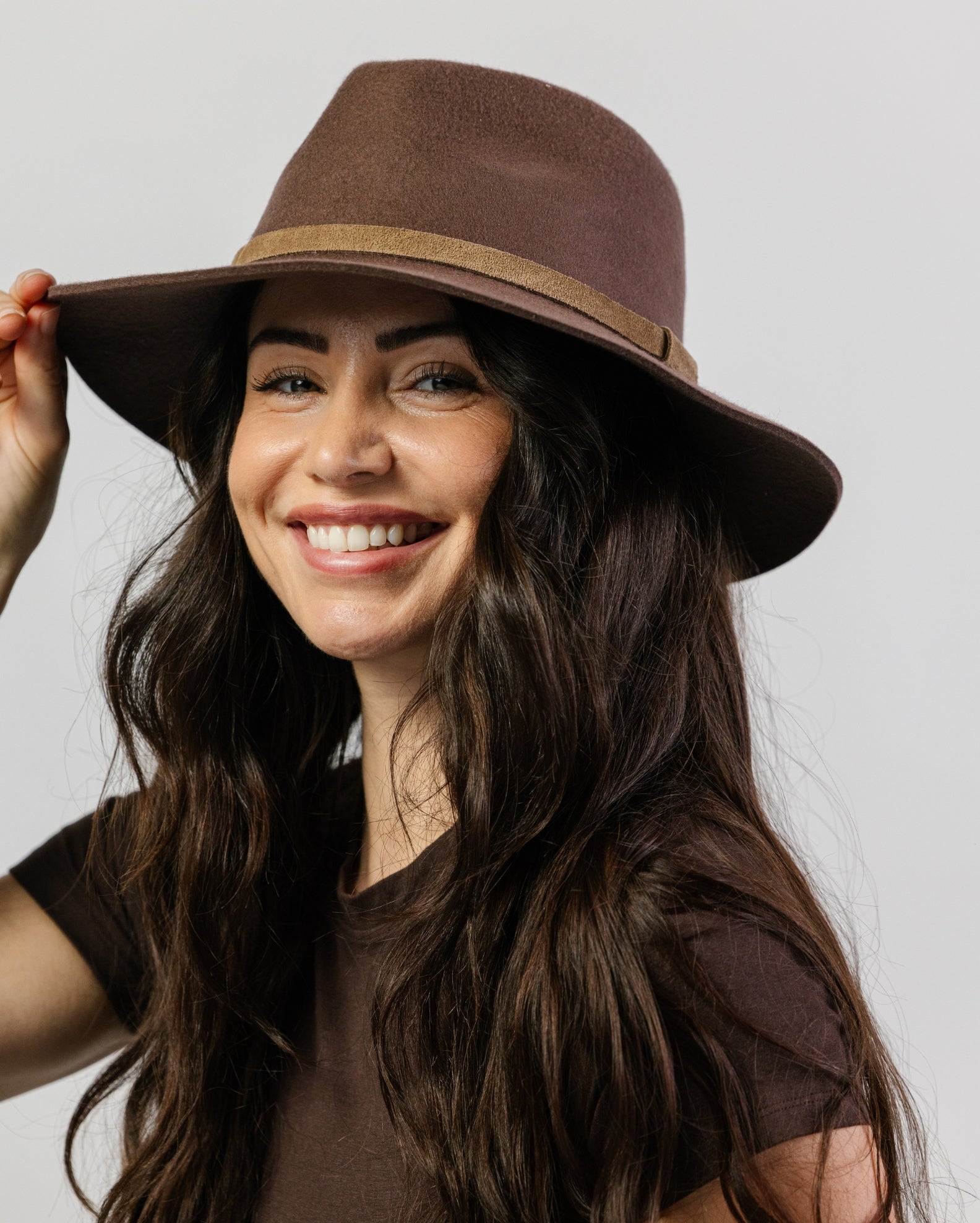 Klosters Felt Fedora - Chocolate