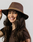 Klosters Felt Fedora - Chocolate