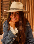 Nadia Fedora - Ivory/Mixed Camel