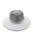 Nadia Fedora -Seafoam/White
