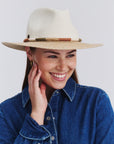 Sasha Flexibraid® Fedora - Ivory/Natural
