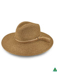 Roxy Wide Brim Flexibraid® Fedora - Camel