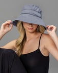 Fifi Linen Bucket - Blue