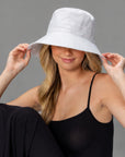 Fifi Linen Bucket - White