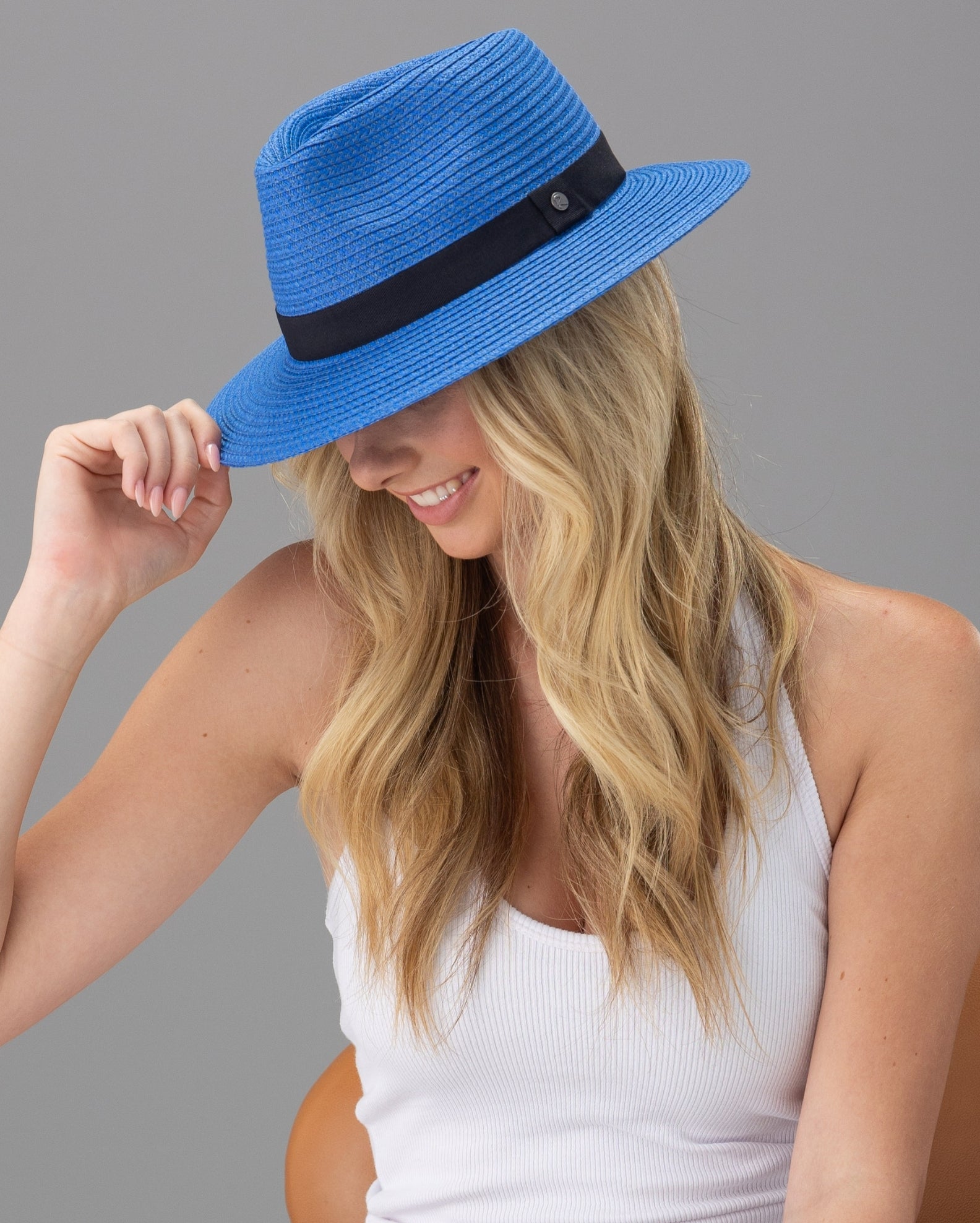 Carolina Fedora - Royal Blue