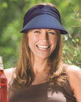 Calypso Adjustable Visor - Navy