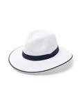 Mia Flexibraid® Fedora - White/Navy