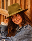 Hallie Fedora - Khaki