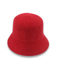 Isadora Wool Blend Bucket - Red