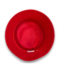 Isadora Wool Blend Bucket - Red