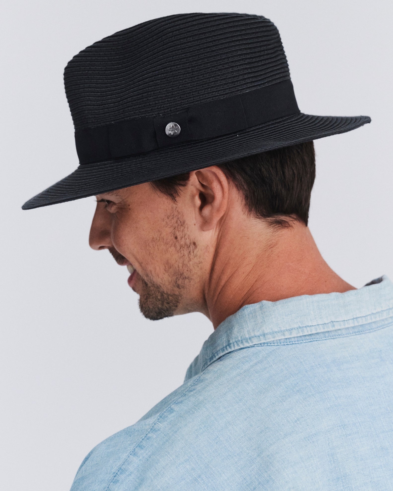 Cafe Flexibraid® Fedora - Black