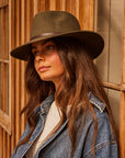 Darby Fedora - Dark Khaki