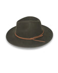 Blake Felt Fedora - Dark Khaki