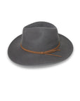 Blake Felt Fedora - Gun Metal Grey