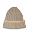 Mitchell Beanie - Taupe/Camel