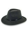 Leura Felt Fedora - Dark Khaki
