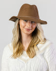 Alpine Felt Fedora - Chocolate