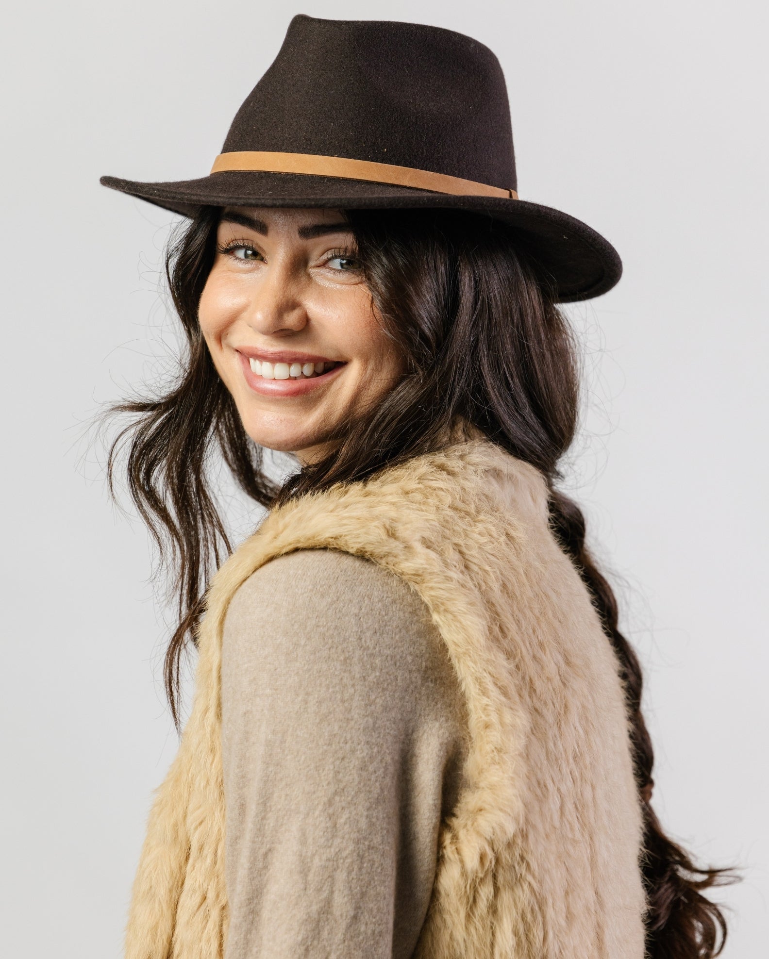 Verbier Felt Fedora - Espresso
