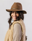 Lumi Felt Fedora - Chocolate
